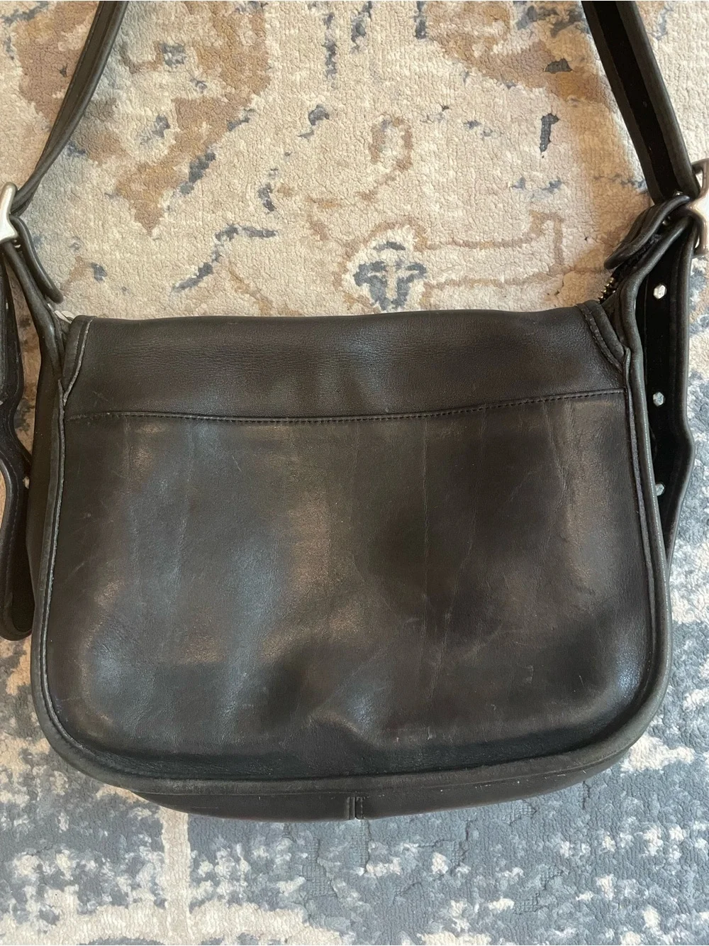 Coach Vintage 9951 Patricia Legacy Black Leather Crossbody Bag